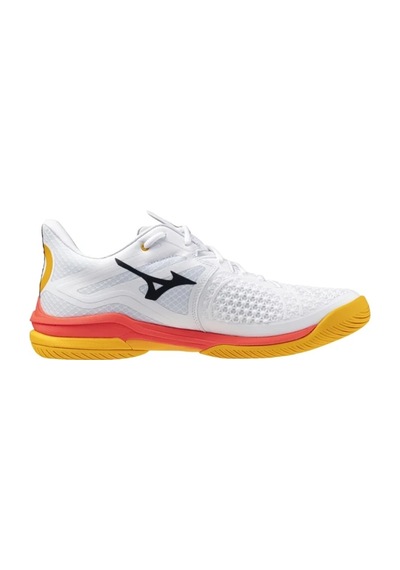 Mizuno Wave Exceed Tour 6 Ac Erkek Tenis Ayakkabısı Beyaz / Turuncu Çok Renkli