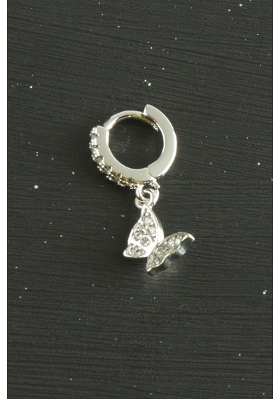 Kelebek Lüks Çelik Kulak Burun Piercing 1 Adet Çok Renkli 07328827