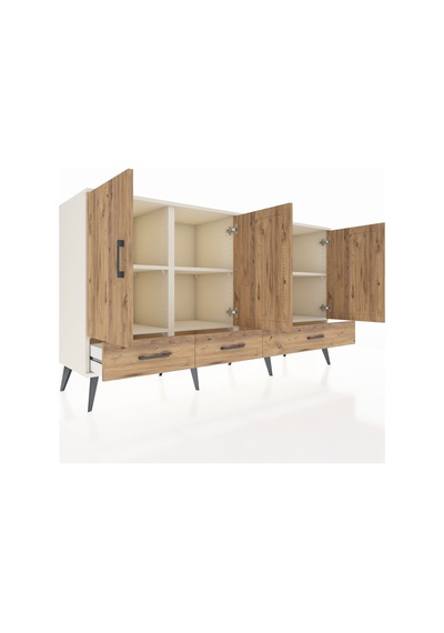 Hyperion Konsol 6 Raflı 3 Çekmeceli 4 Kapaklı 176x44x99 Aytaşı-çam Aytası/atlas Çam - Aytası Hyperion Konsol 6 Raflı 3 Çekmeceli 4 Kapaklı 176x44x99 Aytaşı-çam Aytası/atlas Çam - Aytası