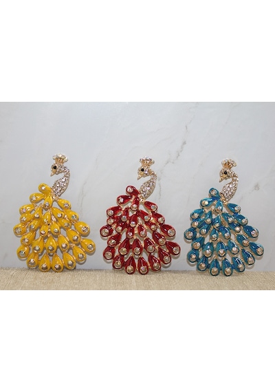 Swarovski Taşlı Magnet Model 4 Açık Bej