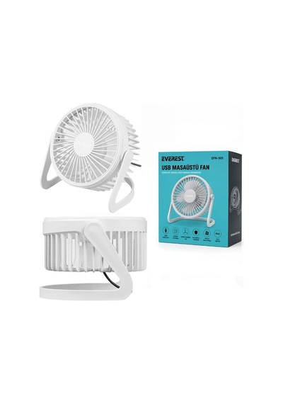 Masaüstü Mini Usb Fan - Pvc Gövdeli - 360 Ayarlanabilir Renkli
