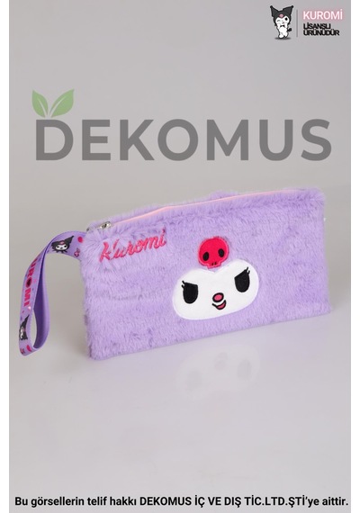 Dekomus İle Lisanslı Yeni Sezon Kuromı Peluş Basıc El Çantası Ve Kol Çantası 2'lisi Altın
