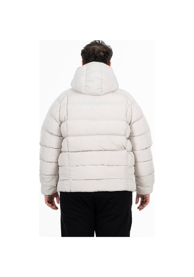 Maraton Sportswear Büyük Beden Erkek Kapşonlu Uzun Kol Basic Taş Rengi Mont 21391-taş Rengi Taş