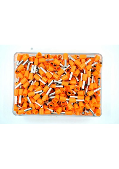 Elmax 500 Adet 4mm Turuncu İzoleli Kablo Yüksüğü Elx Iy 3040