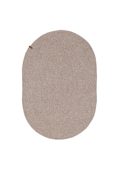 Cesta El Yapımı Örgü Natural Kilim 50x80 4013 Natural