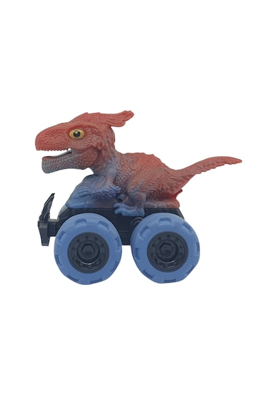Sürtmeli Dinazor Arabalar 12 Cm - H-20 - Parasaurolophus - Mavi Lisinya