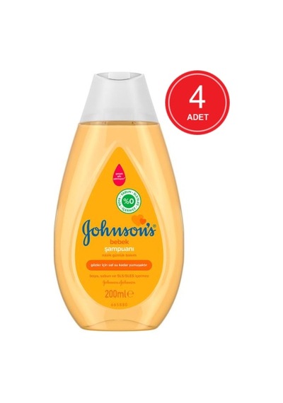 Johnson's Baby Bebek Şampuanı 4 x 200 ML