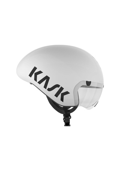 Kask Bambino Pro Time Trial Kaskı Beyaz L 59-62 Siyah