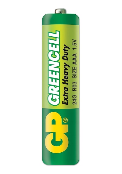 Batteries Gp24g Greencell R03/1212/aaa İnce Pil, 1.5 Volt, 40'lı Kutu, Yeşil/sarı/beyaz