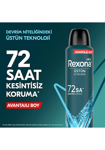 Rexona Men Erkek Sprey Deodorant Xtra Cool 72 Saat Kesintisiz Üstün Koruma 200 Ml Sku: Smg8690010386038