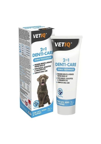 Mark&Chappell MC VetIQ 2in1 Denti Care Köpek Ağız ve Diş Sağlığı Macunu 70 G