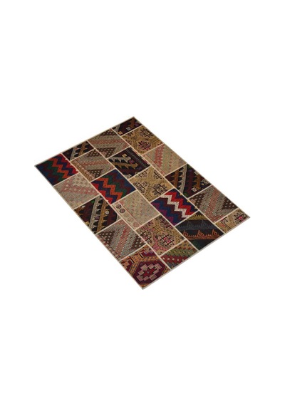Patchwork El Örgüsü Anadolu Kilimi – Spring (425760778)