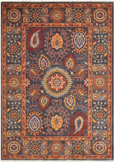Çam Halı Funky 801 Antrasit Yün Ve Bambu İle Özel Tezgahlarda Üretilen Otantik Desenli El Emeği Modern Uşak Halısı Antrasit 2 Çam Halı Funky 801 Antrasit Yün Ve Bambu İle Özel Tezgahlarda Üretilen Otantik Desenli El Emeği Modern Uşak Halısı Antrasit 2