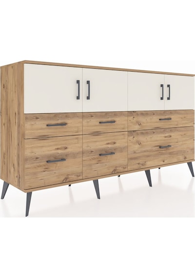 Hyperion Konsol 4 Raflı 6 Çekmeceli 4 Kapaklı 176x44x99 Çam-aytaş Çam-aytaşı/çam Hyperion Konsol 4 Raflı 6 Çekmeceli 4 Kapaklı 176x44x99 Çam-aytaş Çam-aytaşı/çam