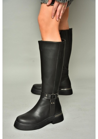 Fox Shoes T996663009 Siyah Kadın Çizme Siyah
