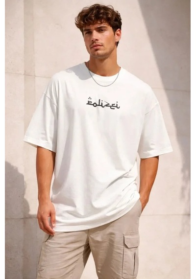 Yake Store Erkek Bisiklet Yaka Baskılı Kısa Kollu Tişört Streetwear Günlük Basic Pamuklu T-shirt - Beyaz - Beyaz Yake Store Erkek Bisiklet Yaka Baskılı Kısa Kollu Tişört Streetwear Günlük Basic Pamuklu T-shirt - Beyaz - Beyaz