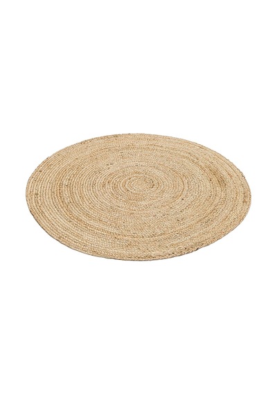 Eko Halı Juno Ech 01R Natural El Dokuma Naturel Jüt Hasır Halı - 90X90