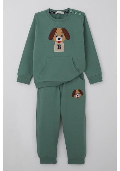 Breeze Erkek Bebek Eşofman Takımı Sevimli Köpekçik Nakışlı Kanguru Cepli 9 Ay-3 Yaş, Petrol Yeşili Petrol Yeşili Breeze Erkek Bebek Eşofman Takımı Sevimli Köpekçik Nakışlı Kanguru Cepli 9 Ay-3 Yaş, Petrol Yeşili Petrol Yeşili