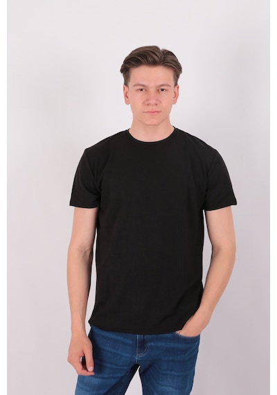 Fıve Pocket Five Pocket Fp24b2036 Bis Yaka Erkek T-shirt Siyah
