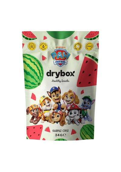 4 Adet Drybox Paw Patrol Kurutulmuş Karpuz Cipsi 34 G