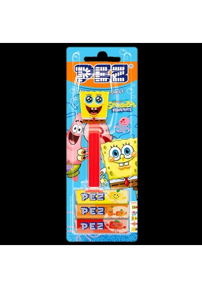 Pez Dispenser Spongebob Eyes Meyve Aromalı Şekerleme Makinesi Ve Şekerleme Yedekleri