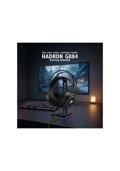 Hadron Nodar G884 Gaming Kulaklık Usb - Siyah