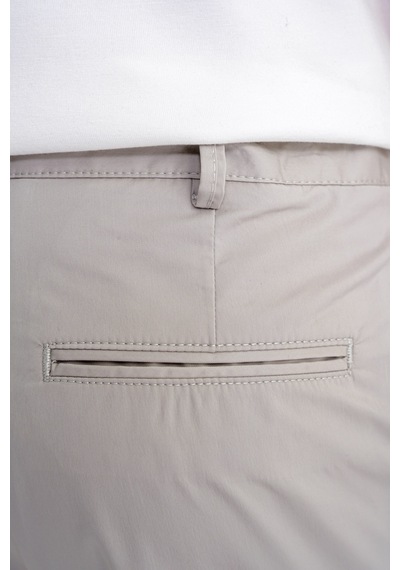Comfort Fit Yan Cep Beli Lastikli %97 Pamuk Taş Pantolon P 1214