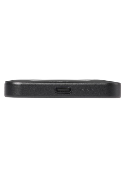 Raptic S4 Aramid-skin M-safe Şarj Özellikli Ultra İnce 600d Powerbank 15w 5000mah Siyah Siyah