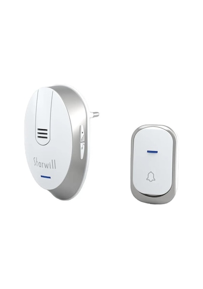 Primex Starwill Priz Beslemeli 32pol. Melodi Kablosuz Zil Kapı Zili 220v, 433mhz Kablosuz Kapı Zili