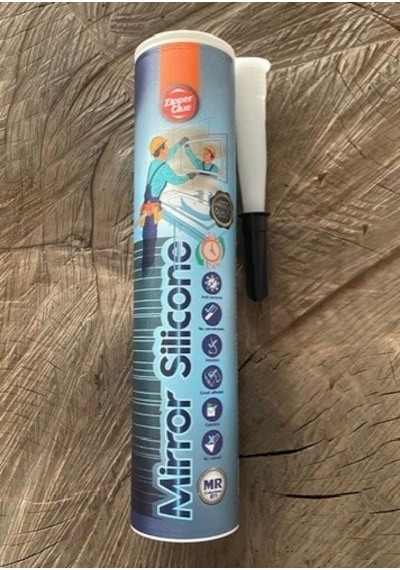 Zipper Nötr Şeffaf Silikon Güçlü Yapıştırıcı Cam Ayna Metal Yapıştırıcı