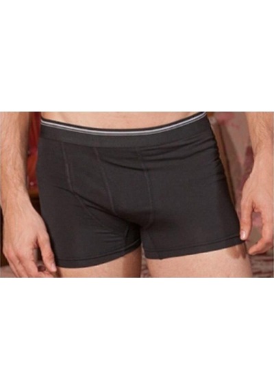 Erkek Siyah Likralı Boxer 3 Lü Paket 1097 Siyah