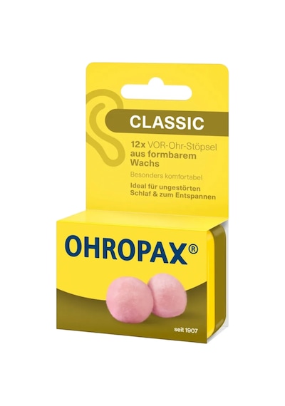 Ohropax Alman Mum Kulak Tıkacı 12 Adet 291491855 Pembe