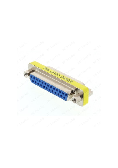 DB25 Dişi - Dişi Cinsiyet Değiştirici Adaptör