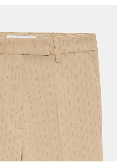Dilvin 72278 Orta Belli Geniş Paça Pantolon-camel Camel