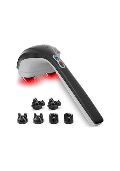Snailax Kablosuz El Masajı, Isı İle, Boyun, Sırt, Omuz, Baldır, Bacaklar İçin Derin Doku Perküsyon Masajı, 3 Takım İki Döner Başlık, Kadınlar, Erkekler İçin Hediyeler Snailax Kablosuz El Masajı, Isı İle, Boyun, Sırt, Omuz, Baldır, Bacaklar İçin Derin Doku Perküsyon Masajı, 3 Takım İki Döner Başlık, Kadınlar, Erkekler İçin Hediyeler