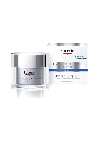 Eucerin Hyaluron-filler + 3x Effect Gece Kremi 50ml