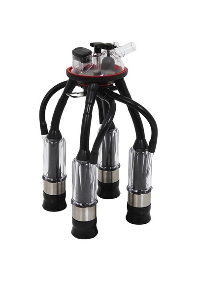 Melasty Süt Sağma Makinesi 240 Cc Sağım Demeti Şeffaf Plastik Kılıflı