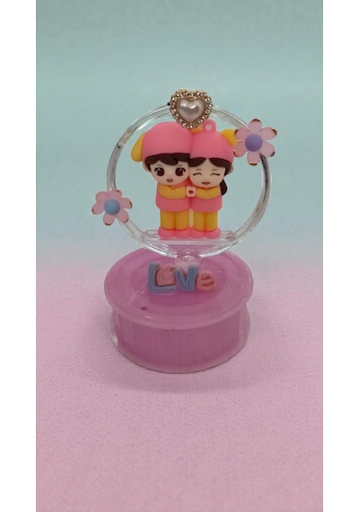 Sevgililer Gününe Özel Sevgili Love Fanus Işıklı Hediyelik Doum Günü Boyut:12cm 8cm