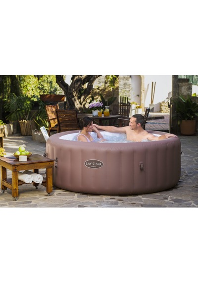 Lay-z-spa 6001g Hawaii Smart Airjet Enerji Tasarruflu Şişme Spa Havuzu, Mobil Uygulama Kontrollü, 4-6 Kişilik Mor