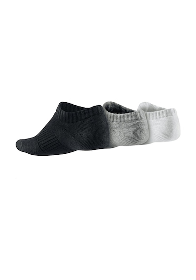 Nike Performance Cushioned No Show 3 Pack Scok Unisex Pamuklu 3 Lü Çorap Beyaz Gri Siyah Beyaz - Gri - Siyah