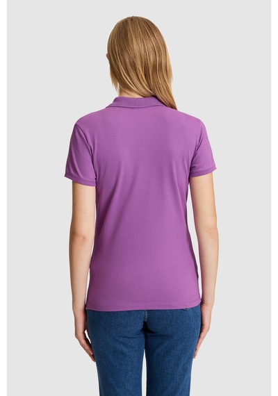 U.S. Polo Assn. U.s. Polo Assn. Kadın Menekşe Tişört Basic 50321818-vr037 Menekse