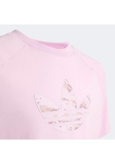 Adidas Graphic Trefoil Loose Çocuk Pembe Tişört Kr9124