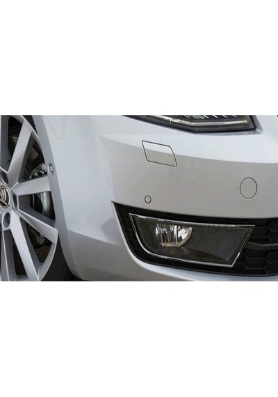 Skoda Octavia A7 Sis Far Çerçevesi - Krom 2 Parça Sd/sw 2013-2016