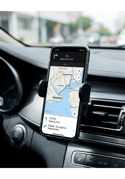 Araç Konsol Telefon Tutucu Ayarlanabilir 360 Derece Dönebilen Belirtilmemiş