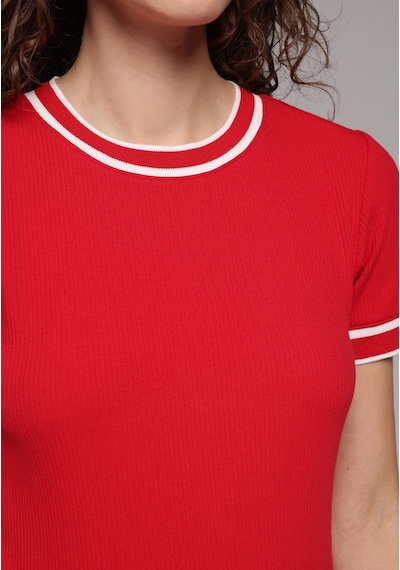 Colin's Colins Slim Fit Yuvarlak Yaka Düz Kadın Kirmizi Kısa Kol Tişört Cl1080063 Q1.v2 Red Kırmızı Colin's Colins Slim Fit Yuvarlak Yaka Düz Kadın Kirmizi Kısa Kol Tişört Cl1080063 Q1.v2 Red Kırmızı