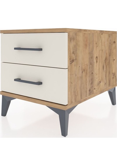 Kronos Komodin 2 Çekmeceli 44x59x48 Çam-aytaşı Çam