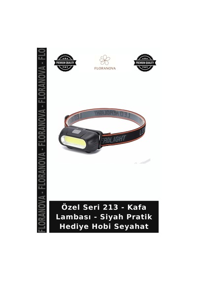 Özel Seri 213 - Kafa Lambası - Siyah Pratik Hediye Hobi Seyahat