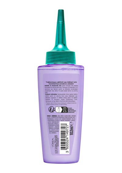 L'oréal Paris Elseve Hydra Hyaluronic Pure Salisilik Asit İçeren Yağlanma Karşıtı Peeling Etkili Saç Derisi Serumu 102ml