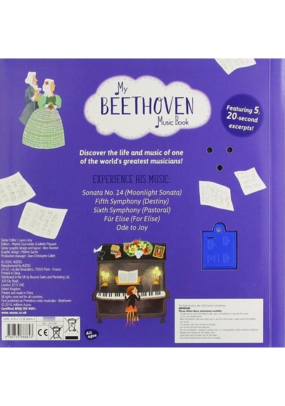 Auzou My Beethoven Music Book