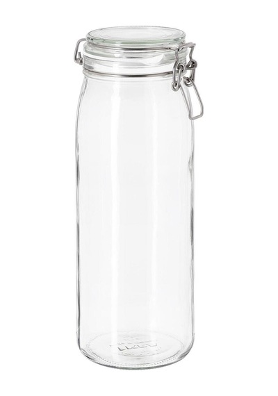 Vakum Kapaklı Cam Kavanoz Şeffaf 2 Litre Contalı Kavanoz Şeffaf - 551351529 Şeffaf